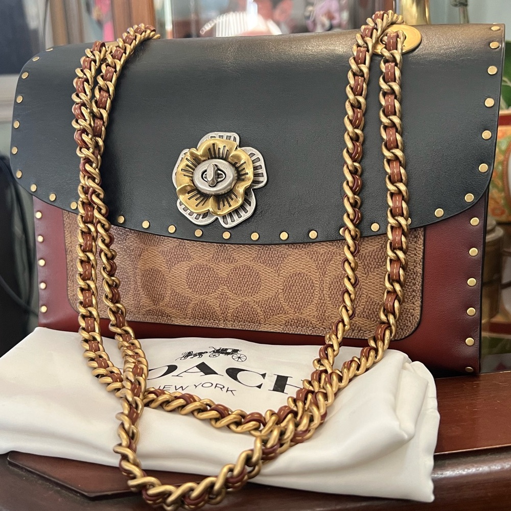 Coach Parker Shoulder Bag - Picture 3 of 15